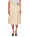 Durazzi Milano Pleated Midi Skirt