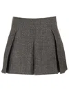 Durazzi Milano Pleated Mini Skirt Skirts Black In Black