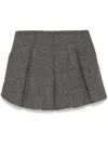Durazzi Milano Pleated Mini Skirt Skirts Black In Schwarz