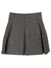 Durazzi Milano Pleated Mini Skirt Skirts Black In Multi