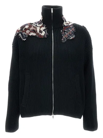 DURAZZI MILANO RIBBED APPLIQUÉ JACKET