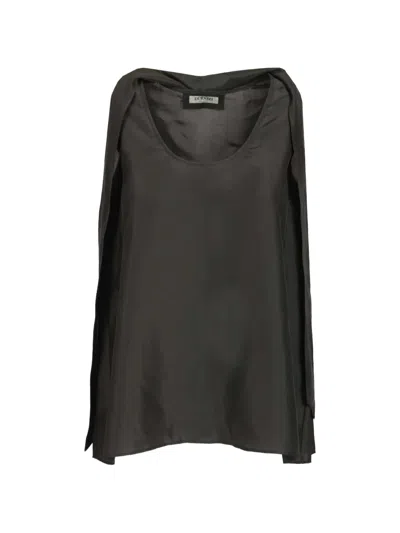 Durazzi Milano Silk Camisole In Black