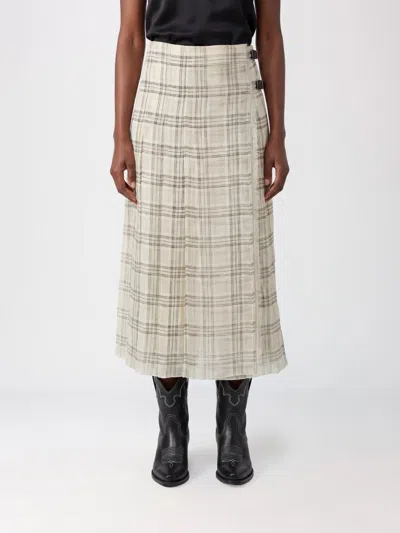 Durazzi Milano Skirt Woman In Neutral
