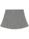 Durazzi Milano Tailored Mini Skirt In Grey