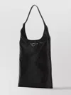 Durazzi Smooth Nappa Cavalry Shoulder Bag In Black