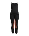 Durazzi Woman Jumpsuit Black Size 8 Viscose, Polyamide, Elastane, Polyester, Polyurethane In Black