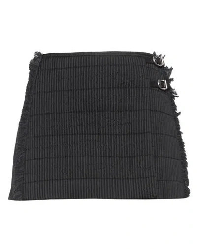 Durazzi Woman Mini Skirt Black Size 6 Polyester, Elastane