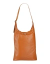 Durazzi Woman Shoulder Bag Camel Size - Calfskin In Beige