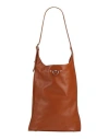 Durazzi Woman Shoulder Bag Tan Size - Leather In Brown