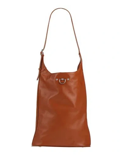 Durazzi Woman Shoulder Bag Tan Size - Leather In Brown