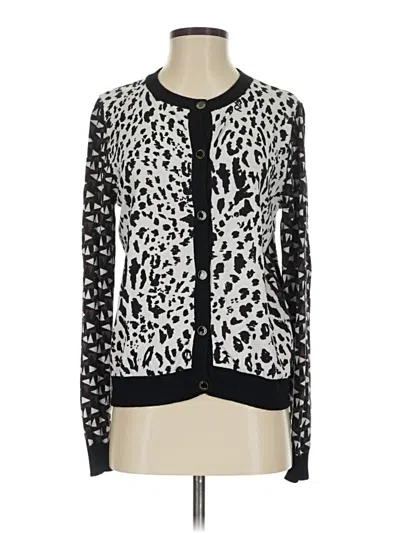 Pre-owned Duro Olowu Long Sleeve Top Black Mock Neckline Tops