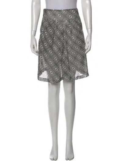 Pre-owned Duro Olowu Patterned Midi Length Skirt In Multi