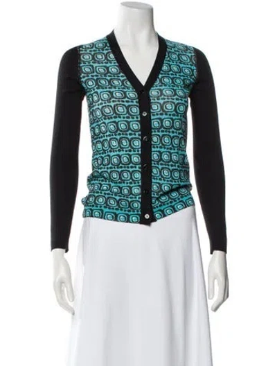 Pre-owned Duro Olowu Silk Printed Sweater In Multi