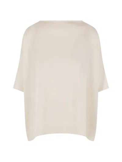 Dušan Short-sleeve Sweater In White