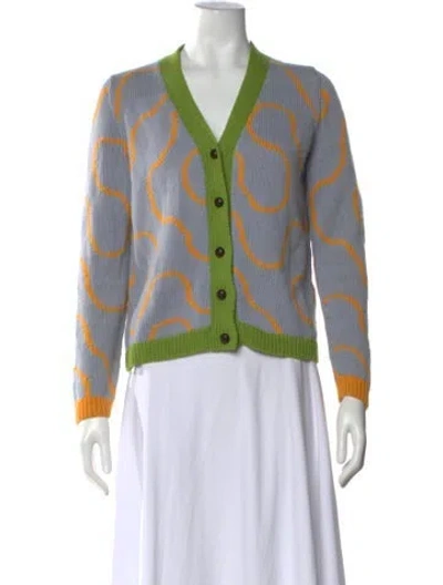 Pre-owned Dusen Dusen Alpaca Patterned Sweater In Gray