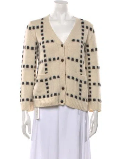 Pre-owned Dusen Dusen Alpaca Patterned Sweater In Neutrals
