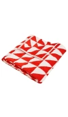 Dusen Dusen Sail Bath Towel In Red,white