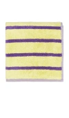 Dusen Dusen Bird Stripe Hand Towel In Multi