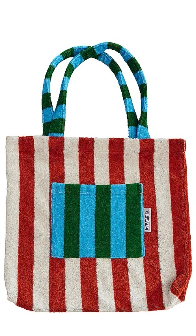 Dusen Dusen Field Terry Totes In Red