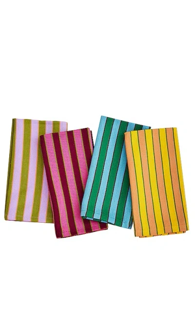 Dusen Dusen Herb Napkins Set Of 4 In N,a