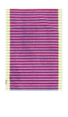 Dusen Dusen Lanternfly Stripe Bathmat In Multi