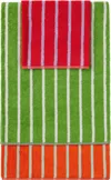 Dusen Dusen Multicolor House Stripe Towel Set, 3 Pcs In Multi
