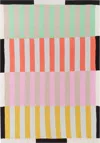 Dusen Dusen Multicolor Stripe Throw Blanket In Stripe