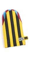 Dusen Dusen Oven Mitt Mustard Stripe In Mustard Stripe