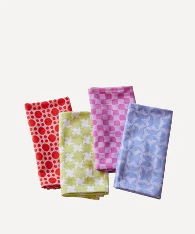 Dusen Dusen Pattern Napkins 50cm X 50cm Set Of Four