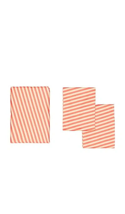 Dusen Dusen Pillowcase Set In Red