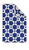 Dusen Dusen Raspberry Hand Towel In Blue