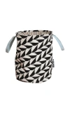 Dusen Dusen Scallop Canvas Laundry Hamper