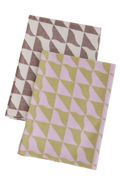 Dusen Dusen Set Of 2 Dish Towels In Multi