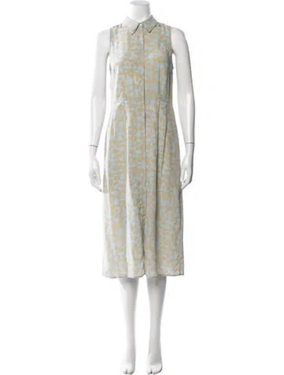 Pre-owned Dusen Dusen Silk Midi Length Dress