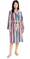 Dusen Dusen Stripe Bathrobe Martine Stripe In Martine Stripe