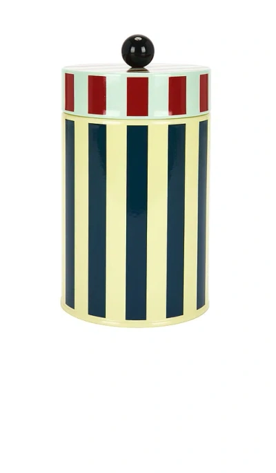 Dusen Dusen Tall Stripe Canister In Multi