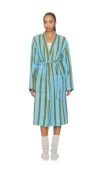 Dusen Dusen Waffle Bathrobe In Multi
