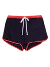 Duskii High-waist Surf Shorts In Blue