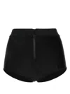 Duskii High-waisted Bikini Bottoms In Black