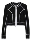 Duskii Long-sleeves Panelled Surf Top In Black