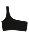 Duskii One-shoulder Bikini Top In Black