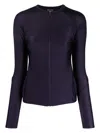 Duskii Zip-up Rash Guard In Purple