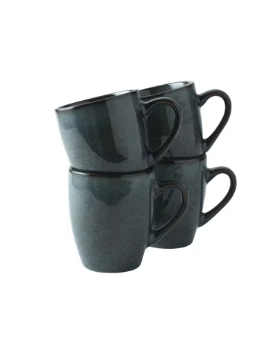 Dutch Rose Amsterdam Serenity Set Of 4 Mugs In Medium Bei