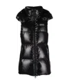 Duvetica Alloro Hooded Padded Gilet In Black