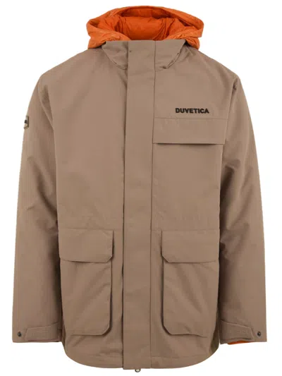 Duvetica Coats Beige In Brown
