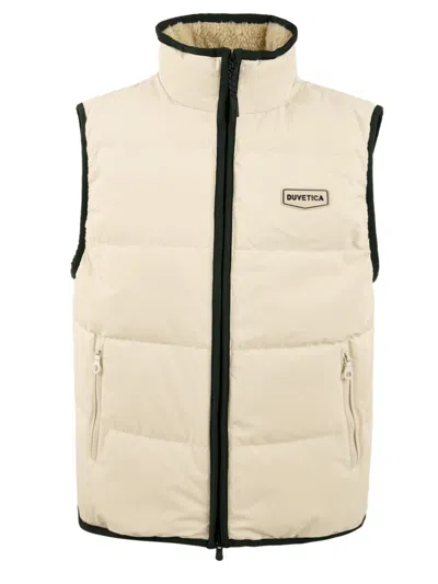 Duvetica Coats Beige In White