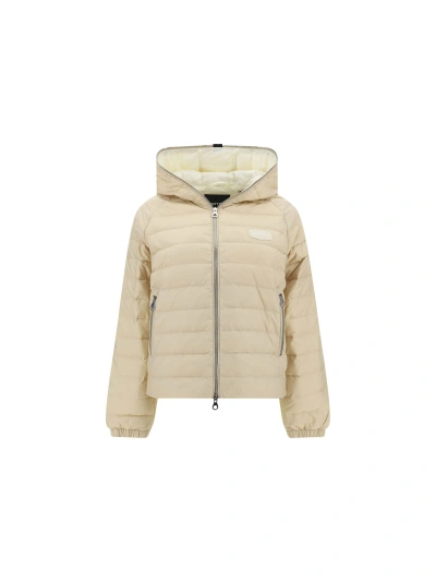Duvetica Caroma Down Jacket In Neutral