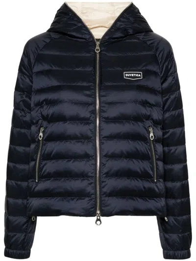 Duvetica Caroma Down Jacket In Blue