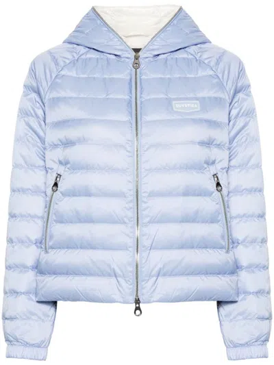 Duvetica Caroma Quilted Puffer Jacket In Blue