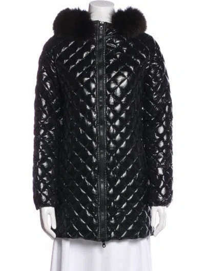 Pre-owned Duvetica Coat In Black